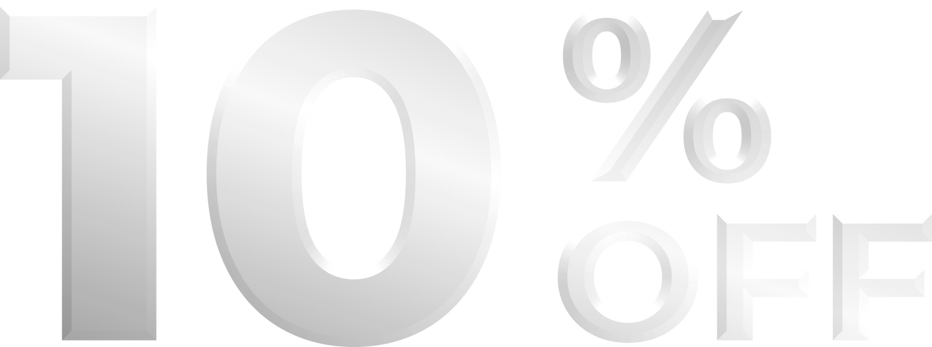 Silver 10 Percent Off Discount